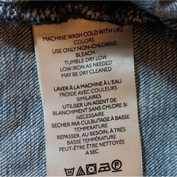 Anthropologie Maeve  Bombshell Slim Straight Jeans Style:OB1621587 Medium Wash - Picture 16 of 16